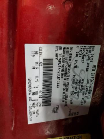 1FMPU16525LB14143 - 2005 FORD EXPEDITION XLT RED photo 14
