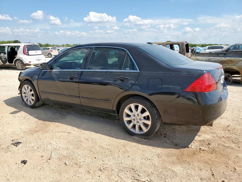 1HGCM665X7A083479 - 2007 HONDA ACCORD EX Черный фото 2