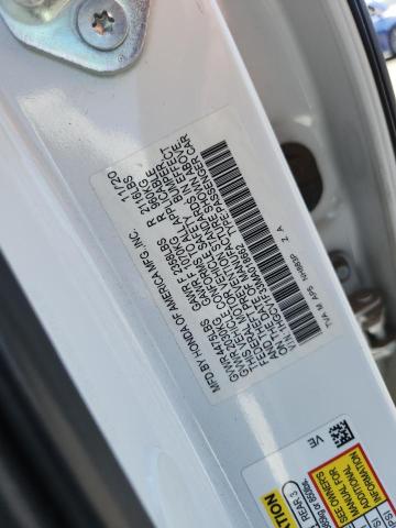 1HGCV1F33MA018662 - 2021 HONDA ACCORD SPORT WHITE photo 12