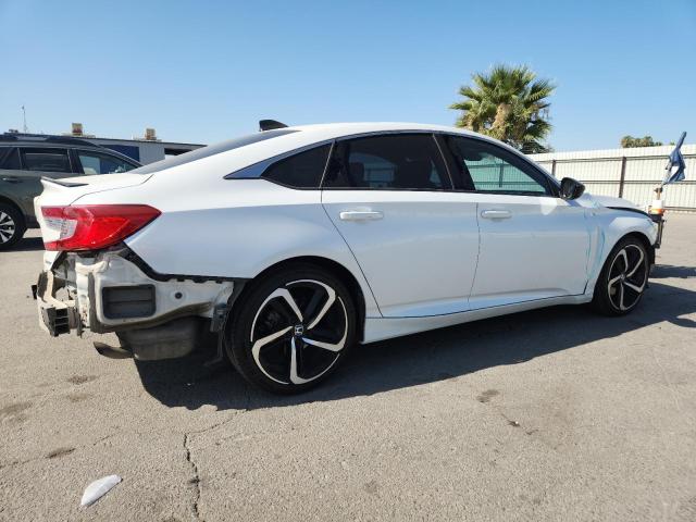 1HGCV1F33MA018662 - 2021 HONDA ACCORD SPORT WHITE photo 3