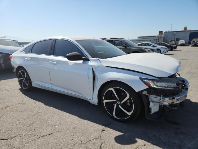 1HGCV1F33MA018662 - 2021 HONDA ACCORD SPORT WHITE photo 4
