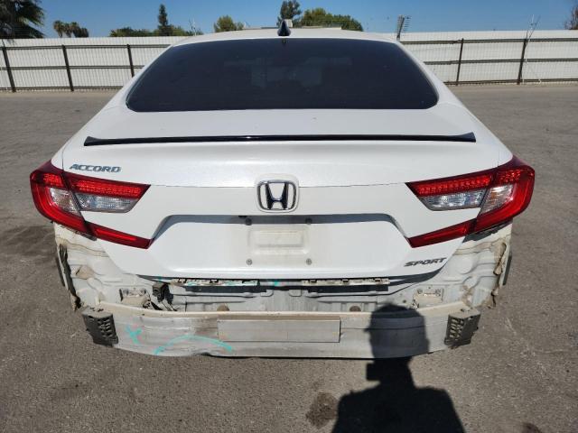 1HGCV1F33MA018662 - 2021 HONDA ACCORD SPORT WHITE photo 6