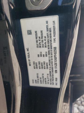 5YJ3E1EA8PF452568 - 2023 TESLA MODEL 3 Schwarz Foto 13