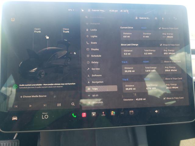 5YJ3E1EA8PF452568 - 2023 TESLA MODEL 3 Schwarz Foto 9