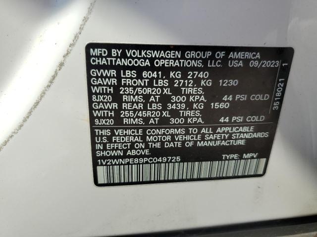 1V2WNPE89PC049725 - 2023 VOLKSWAGEN ID.4 PRO S 白色 照片 13