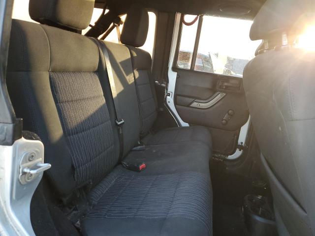 1C4BJWDG6CL201744 - 2012 JEEP WRANGLER U SPORT ვერცხლისფერი ფოტო 10