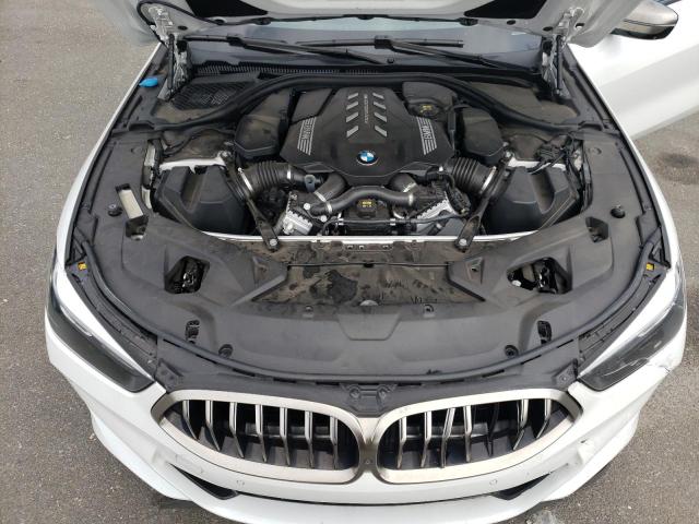 WBAFY4C51KBX39576 - 2019 BMW M850XI WHITE photo 11