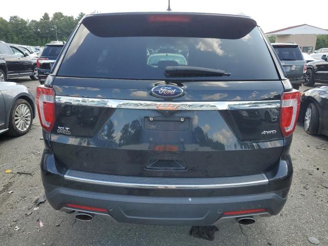 1FM5K8D81JGC44761 - 2018 FORD EXPLORER XLT BLACK photo 6