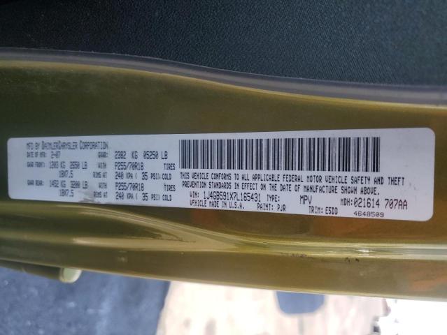 1J4GB591X7L165431 - 2007 JEEP WRANGLER SAHARA GREEN photo 13