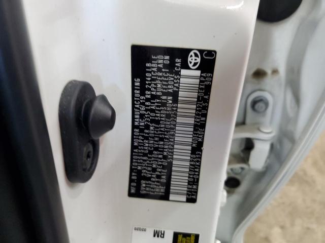 5YFEPRAE9LP027546 - 2020 TOYOTA COROLLA LE 白色 照片 13