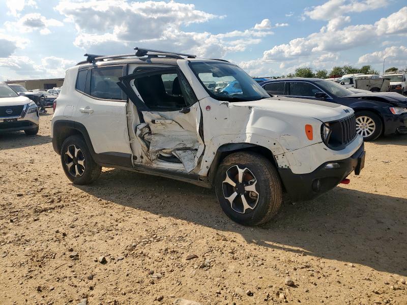 ZACNJDC15MPN28581 - 2021 JEEP RENEGADE TRAILHAWK WHITE photo 4