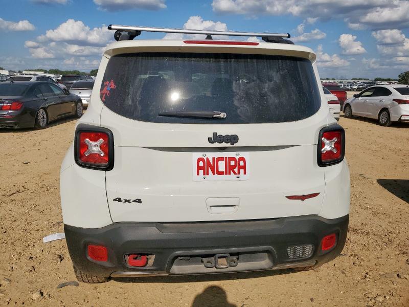 ZACNJDC15MPN28581 - 2021 JEEP RENEGADE TRAILHAWK WHITE photo 6