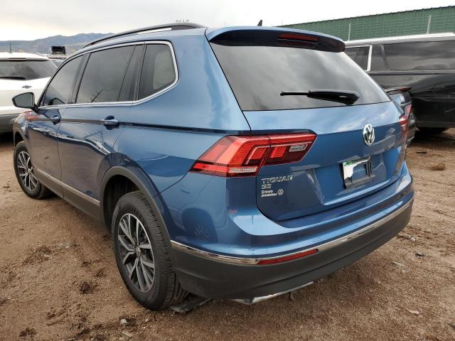 3VV2B7AX9LM052589 - 2020 VOLKSWAGEN TIGUAN SE BLUE photo 2