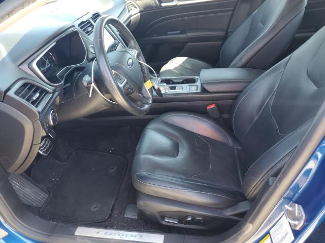 3FA6P0SU0HR354608 - 2017 FORD FUSION TITANIUM PHEV ლურჯი ფოტო 7