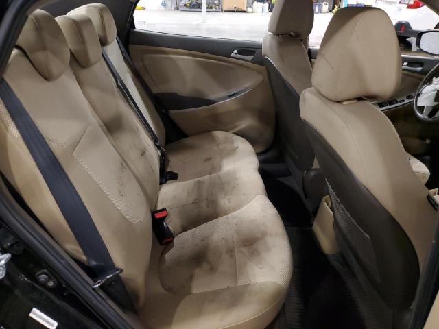 KMHCT4AE7CU168913 - 2012 HYUNDAI ACCENT GLS BLACK photo 10