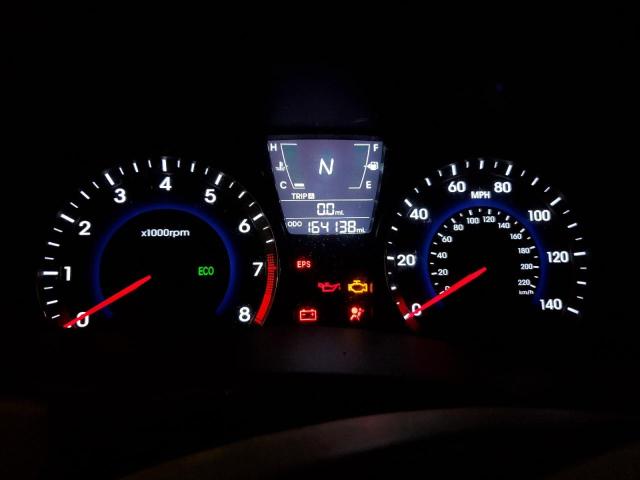 KMHCT4AE7CU168913 - 2012 HYUNDAI ACCENT GLS BLACK photo 9