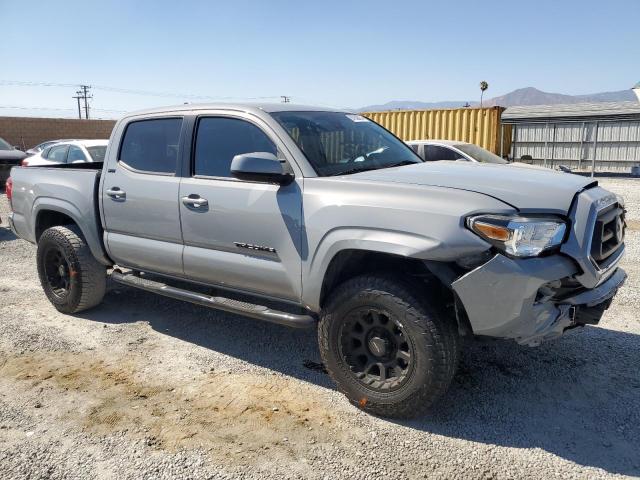 5TFAX5GNXLX168593 - 2020 TOYOTA TACOMA DOUBLE CAB GRAY photo 4