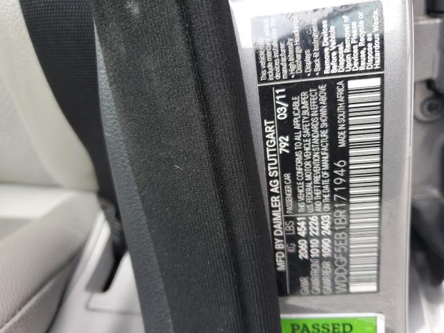 WDDGF5EB1BR171946 - 2011 MERCEDES-BENZ C 300 GRAY photo 12