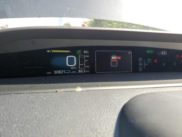 JTDKARFP5H3035867 - 2017 TOYOTA PRIUS PRIM ნაცრისფერი ფოტო 9