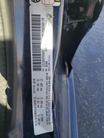 1C3LC56R37N500095 - 2007 CHRYSLER SEBRING TOURING BLUE photo 12