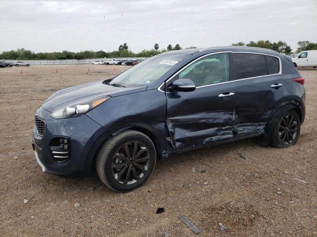 KNDPN3AC1K7602894 - 2019 KIA SPORTAGE EX BLUE photo 1