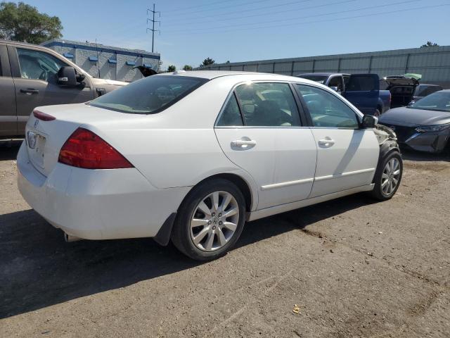 1HGCM66517A034428 - 2007 HONDA ACCORD EX WHITE photo 3