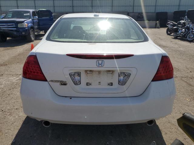 1HGCM66517A034428 - 2007 HONDA ACCORD EX WHITE photo 6