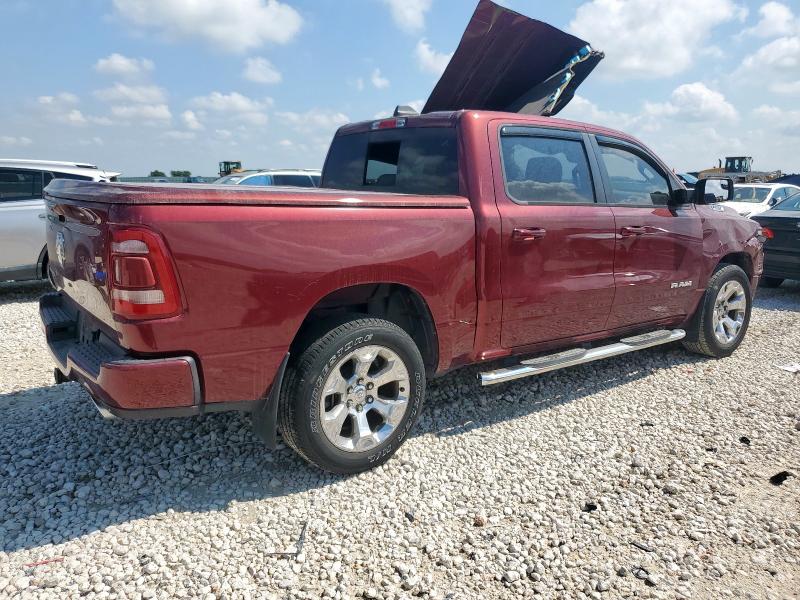 1C6RREFT5KN523166 - 2019 RAM 1500 BIG HORN/LONE STAR BURGUNDY photo 3