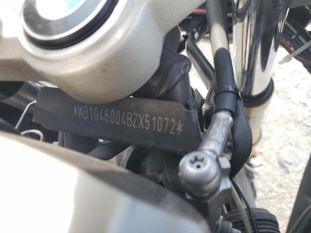 WB1046004BZX51072 - 2011 BMW R1200 GS SILVER photo 10