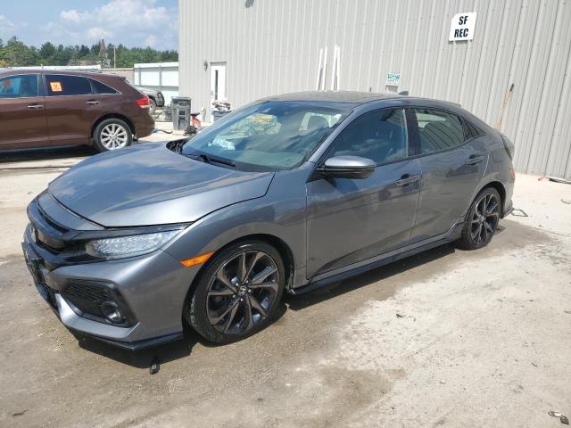 SHHFK7H92JU233198 - 2018 HONDA CIVIC SPORT TOURING GRAY photo 1