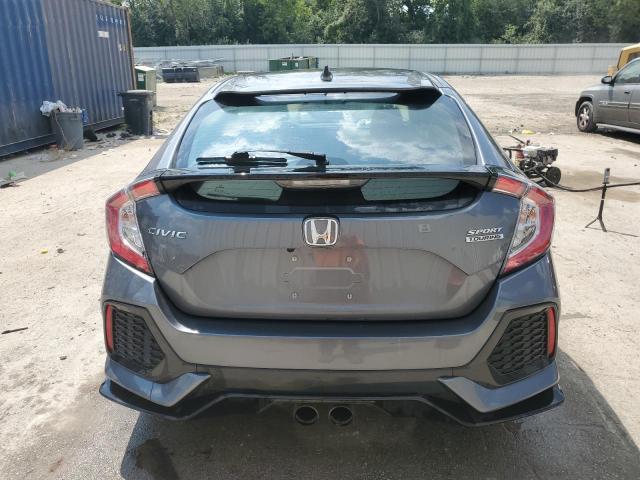 SHHFK7H92JU233198 - 2018 HONDA CIVIC SPORT TOURING GRAY photo 6