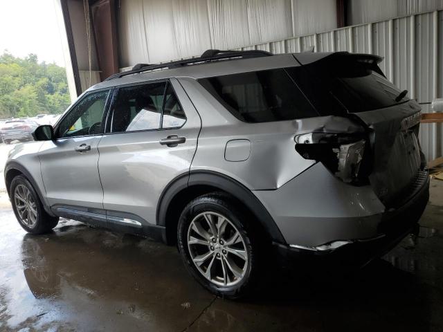 1FMSK8DH1LGC19378 - 2020 FORD EXPLORER XLT 银色 照片 2