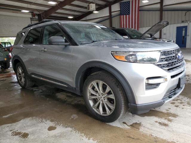 1FMSK8DH1LGC19378 - 2020 FORD EXPLORER XLT 银色 照片 4