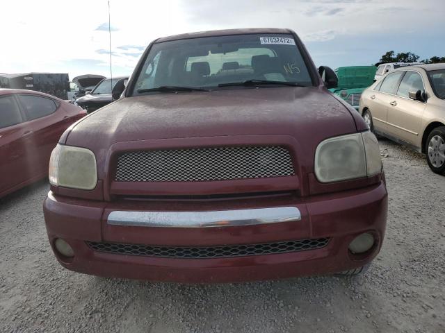5TBET341X6S514096 - 2006 TOYOTA TUNDRA DOUBLE CAB SR5 MAROON photo 5