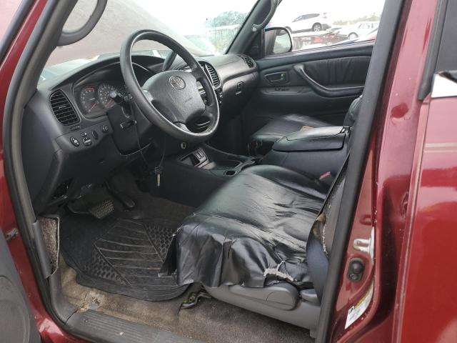 5TBET341X6S514096 - 2006 TOYOTA TUNDRA DOUBLE CAB SR5 MAROON photo 7
