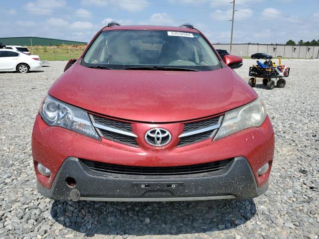 2T3WFREV3DW064150 - 2013 TOYOTA RAV4 XLE BURGUNDY photo 5