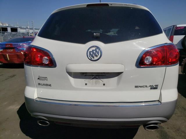 5GAER23D79J176784 - 2009 BUICK ENCLAVE CXL WHITE photo 6