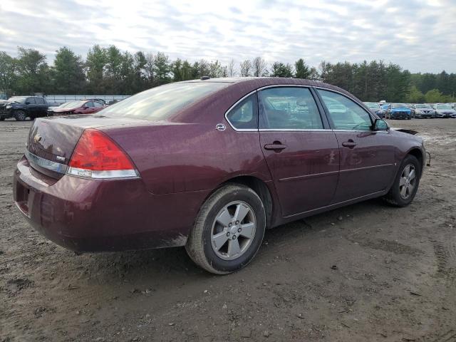 2G1WT58K379212470 - 2007 CHEVROLET IMPALA LT BURGUNDY photo 3