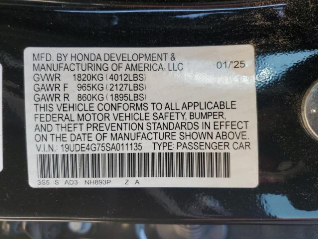 19UDE4G75SA011135 - 2025 ACURA INTEGRA A-SPEC TECH BLACK photo 13