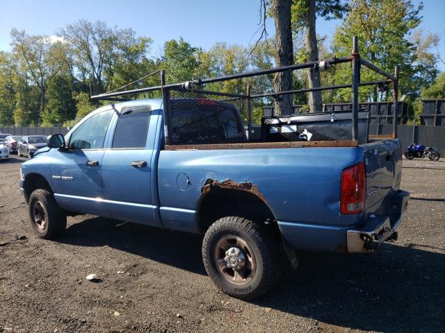 1D7KU28D04J159753 - 2004 DODGE RAM 2500 ST BLUE photo 2