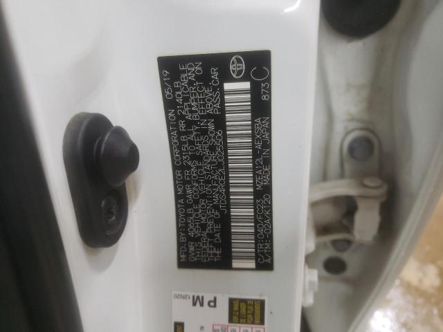 JTDS4RCE2LJ025506 - 2020 TOYOTA COROLLA SE 白色 照片 12