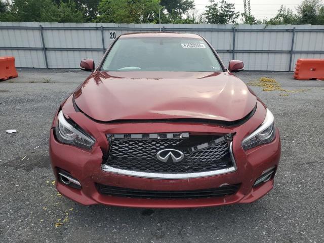 JN1BV7APXFM359066 - 2015 INFINITI Q50 BASE RED photo 5