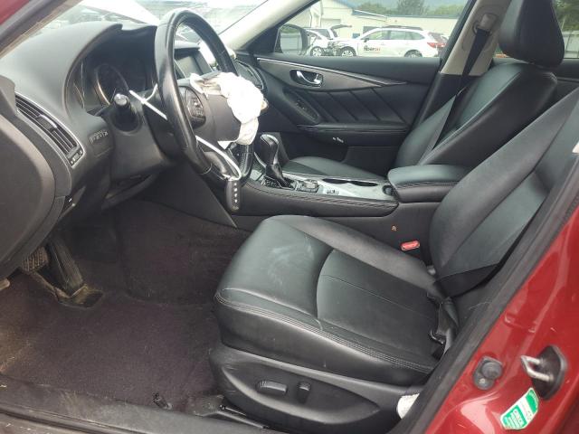 JN1BV7APXFM359066 - 2015 INFINITI Q50 BASE RED photo 7