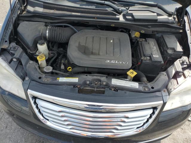 2C4RC1BGXCR416744 - 2012 CHRYSLER TOWN & COU TOURING GRAY photo 12