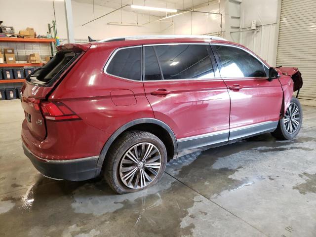 3VV4B7AXXJM156112 - 2018 VOLKSWAGEN TIGUAN SEL PREMIUM RED photo 3