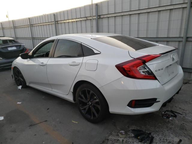 2HGFC2F88LH534620 - 2020 HONDA CIVIC SPORT Biały zdjęcie 2