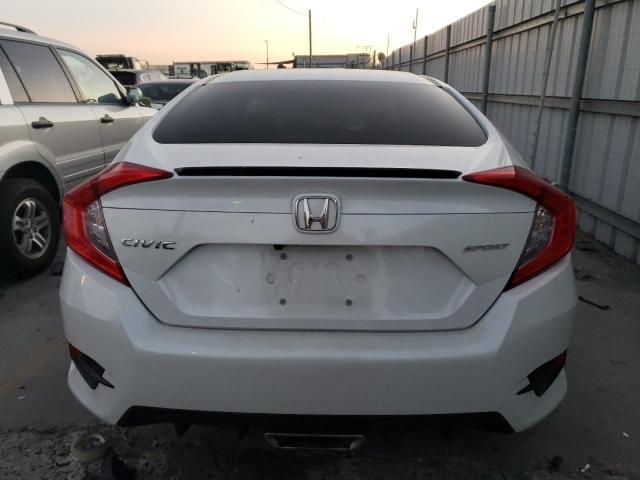 2HGFC2F88LH534620 - 2020 HONDA CIVIC SPORT WHITE photo 6