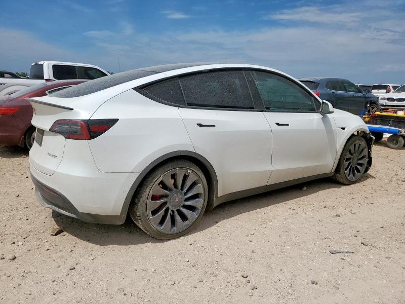 7SAYGDEF2NF563162 - 2022 TESLA MODEL Y Սպիտակ լուսանկար 3