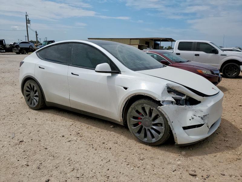7SAYGDEF2NF563162 - 2022 TESLA MODEL Y Սպիտակ լուսանկար 4