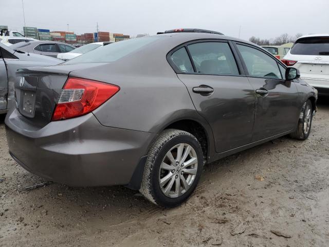 19XFB2F99CE004341 - 2012 HONDA CIVIC EXL BROWN photo 3